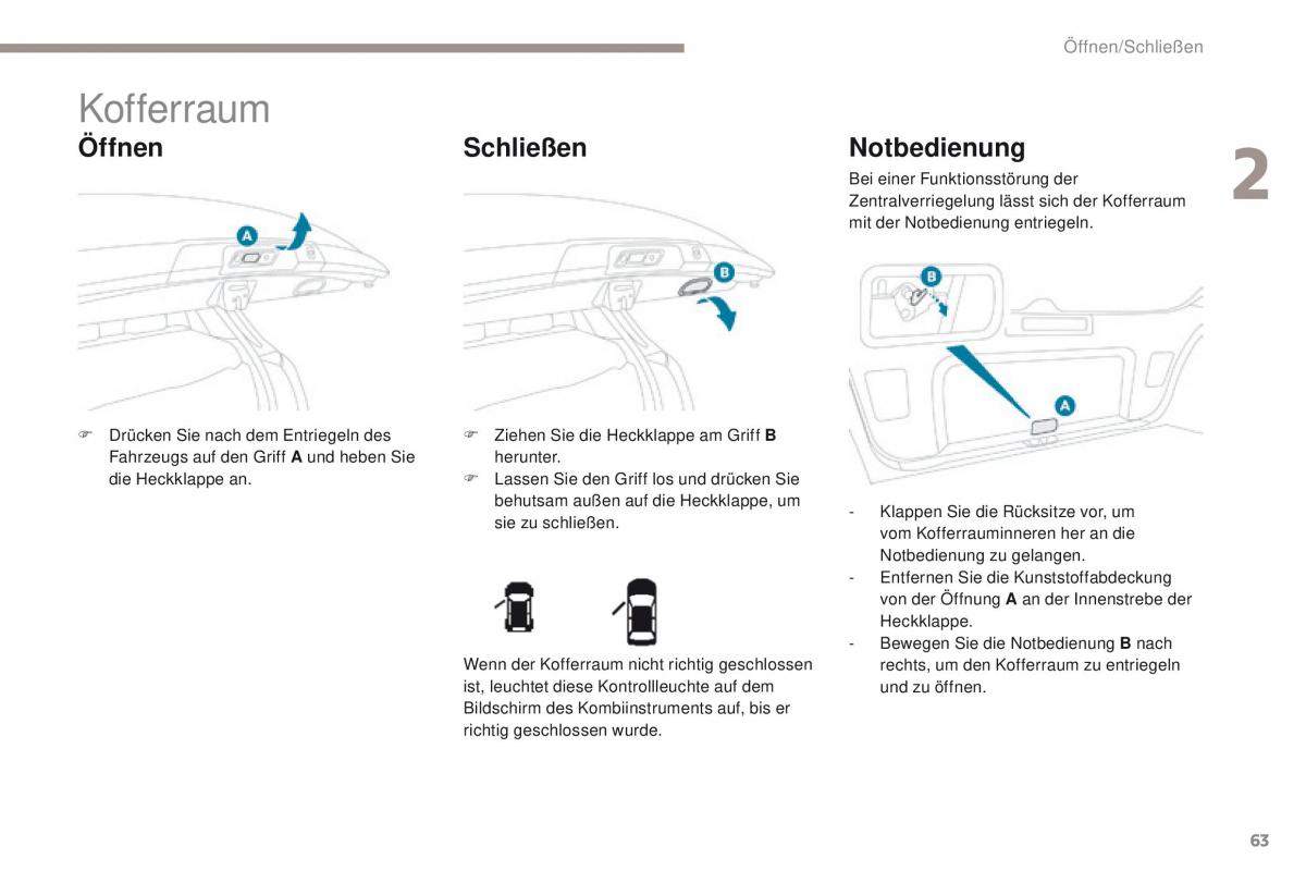 Peugeot 4008 Handbuch / page 65