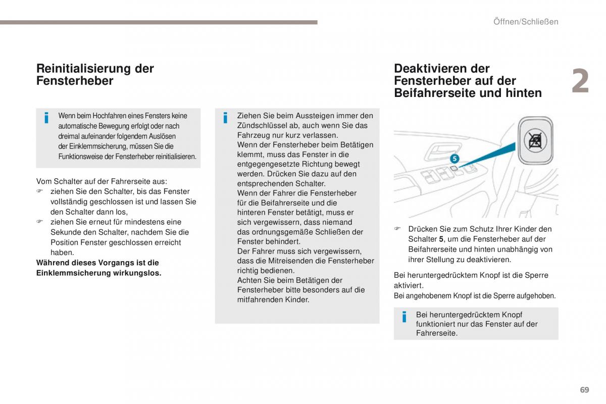 Peugeot 4008 Handbuch / page 71