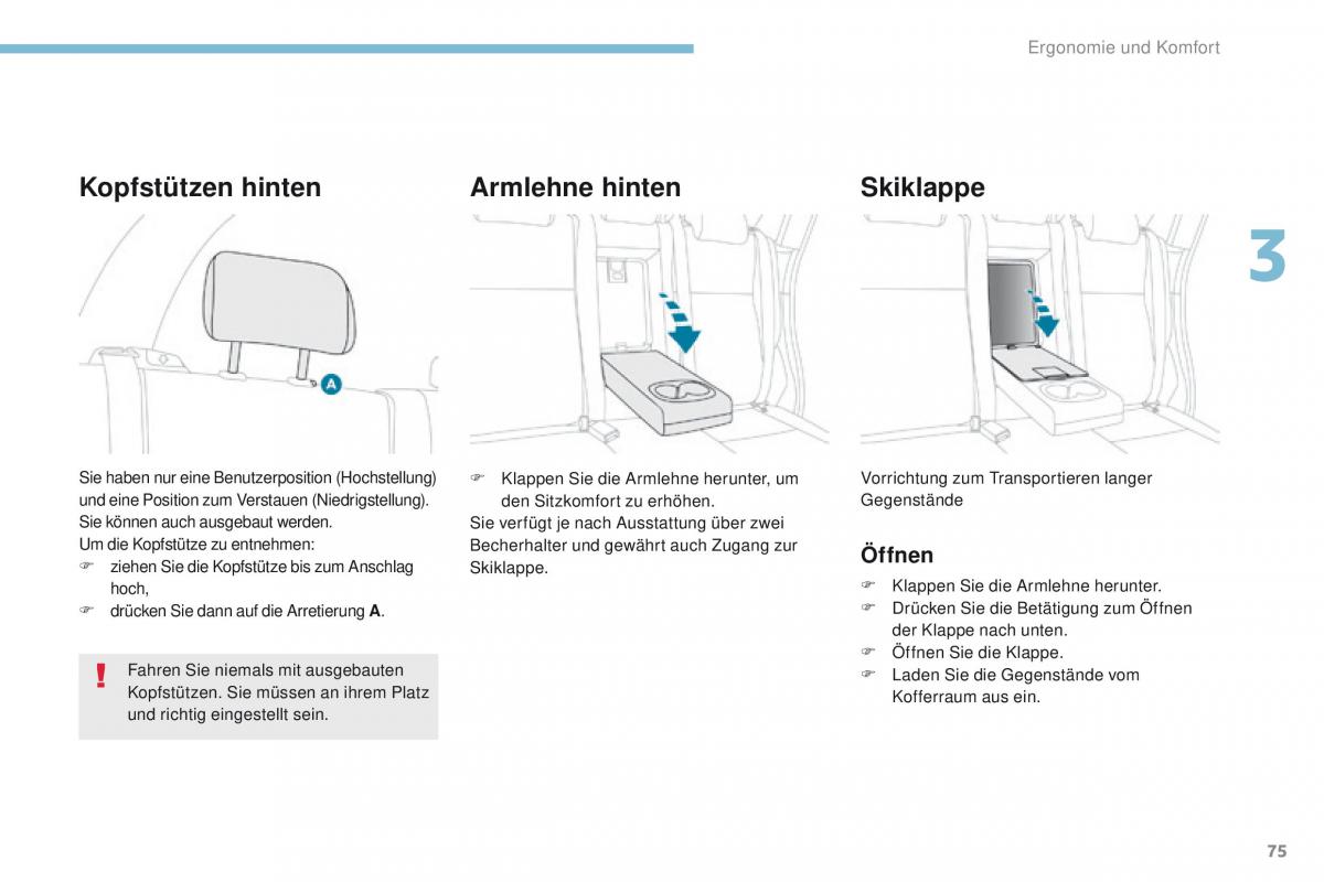 Peugeot 4008 Handbuch / page 77