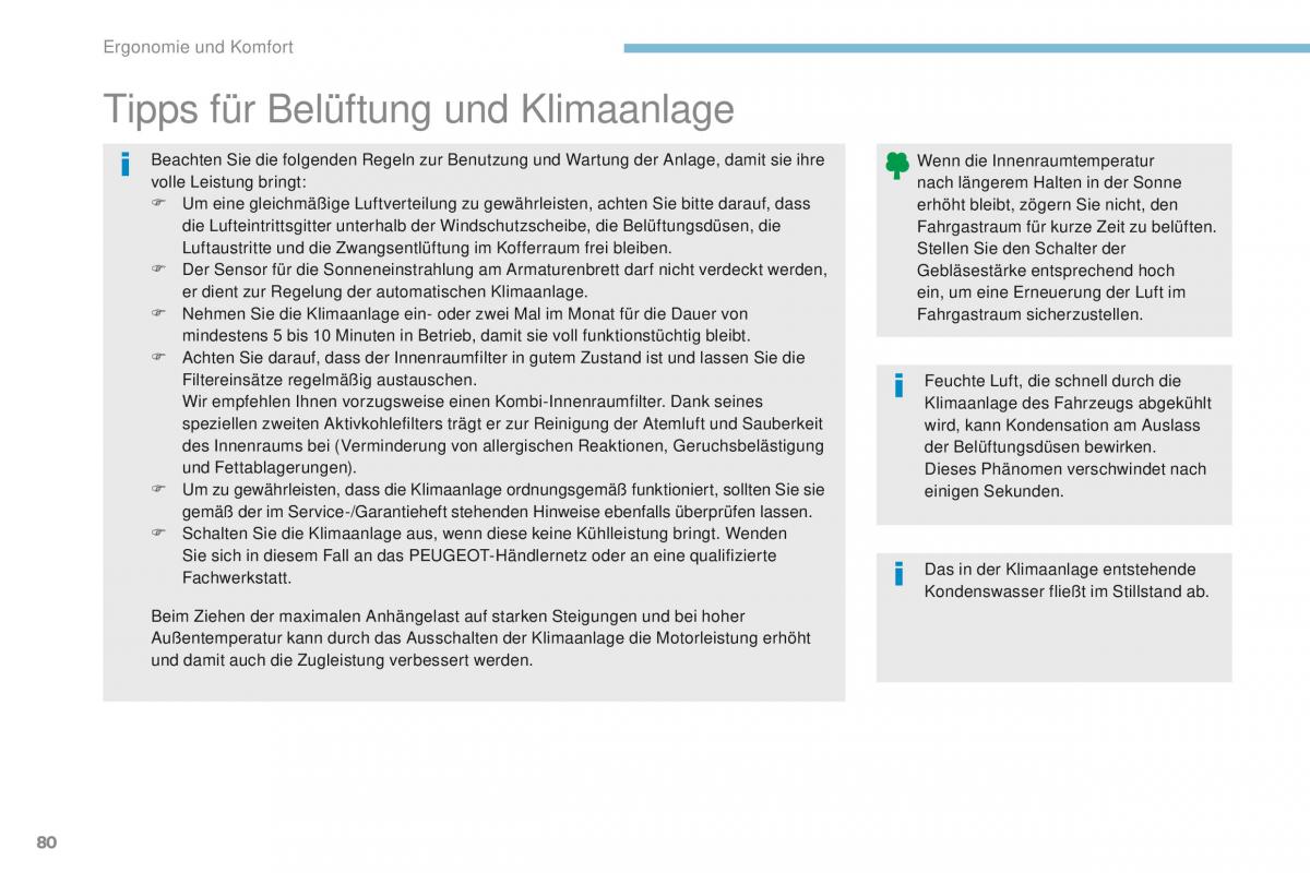 Peugeot 4008 Handbuch / page 82