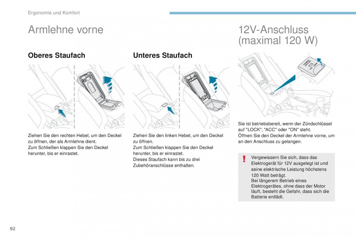 Peugeot 4008 Handbuch / page 94