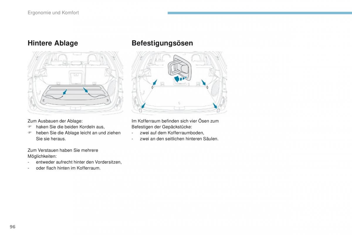 Peugeot 4008 Handbuch / page 98