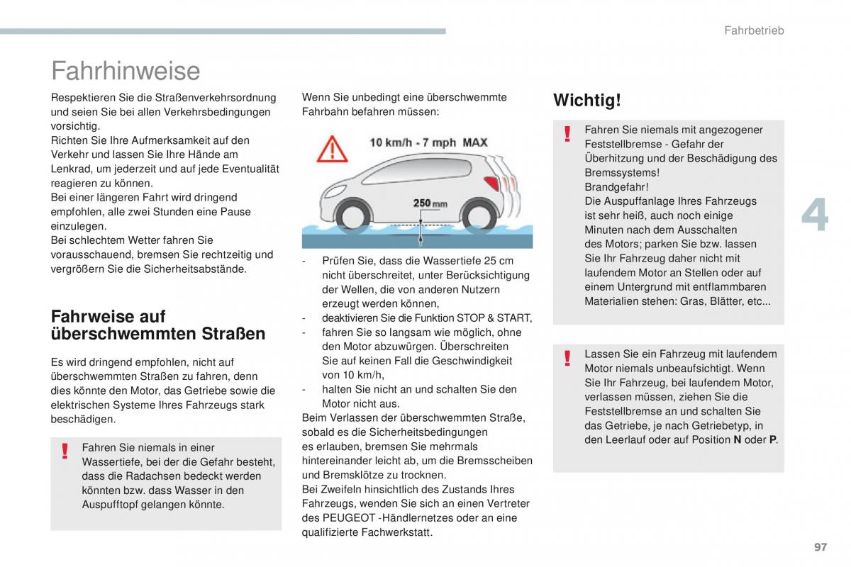 Peugeot 4008 Handbuch / page 99