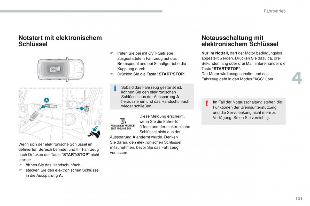 Peugeot 4008 Handbuch / page 103