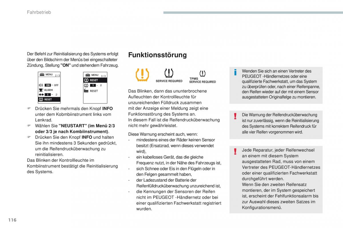 Peugeot 4008 Handbuch / page 118