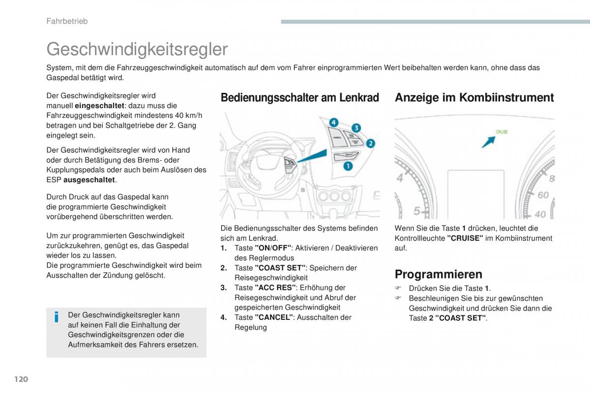 Peugeot 4008 Handbuch / page 122