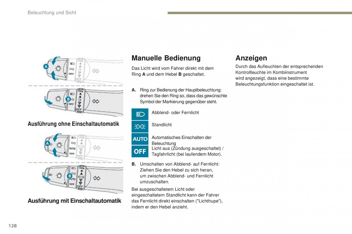 Peugeot 4008 Handbuch / page 130