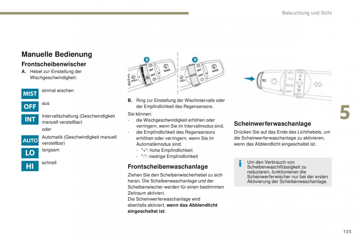 Peugeot 4008 Handbuch / page 137