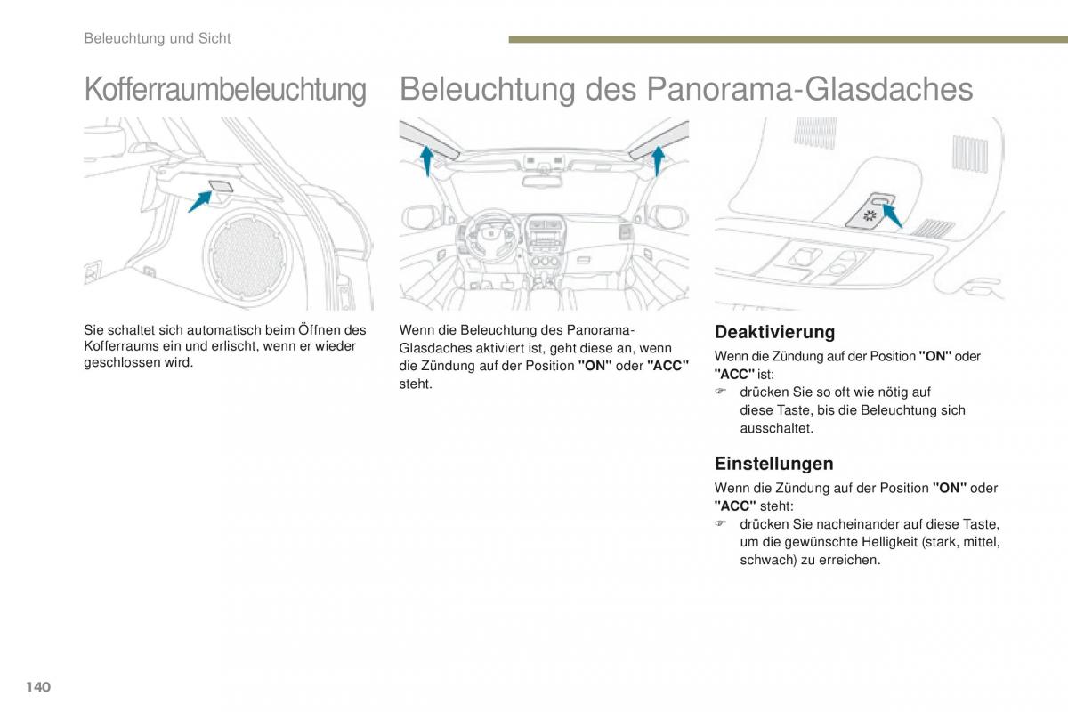 Peugeot 4008 Handbuch / page 142