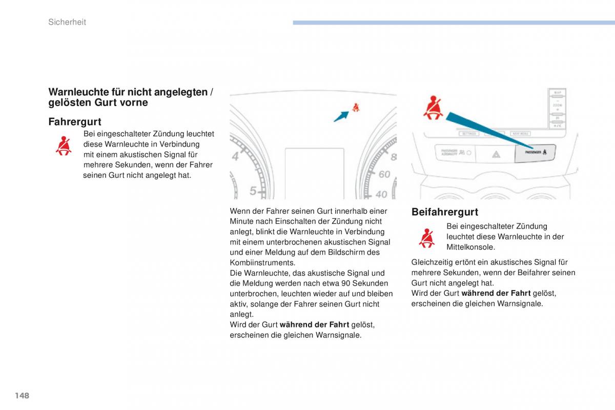 Peugeot 4008 Handbuch / page 150