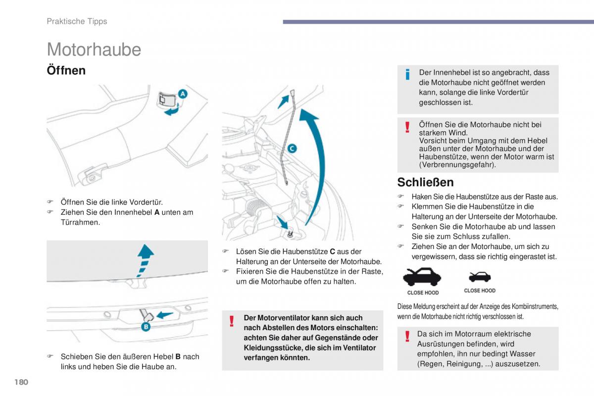 Peugeot 4008 Handbuch / page 182