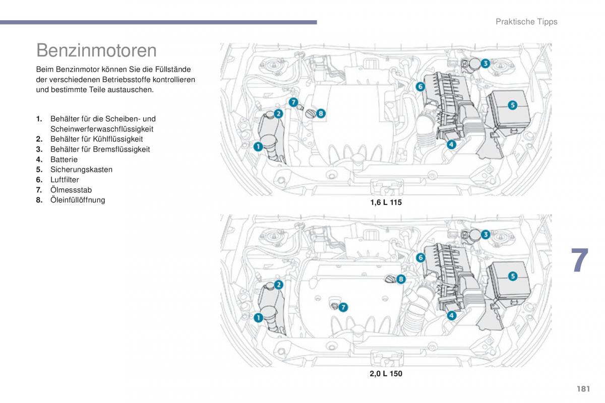 Peugeot 4008 Handbuch / page 183