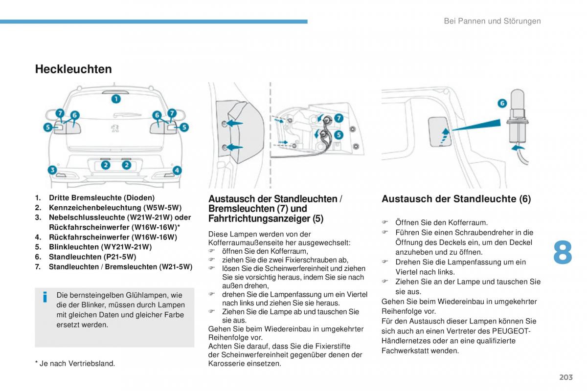 Peugeot 4008 Handbuch / page 205