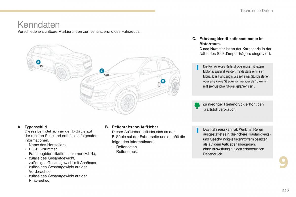 Peugeot 4008 Handbuch / page 235