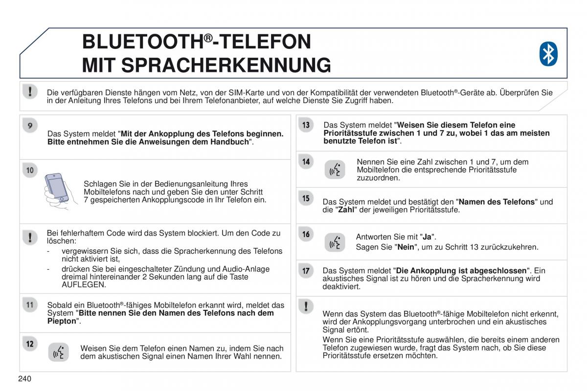 Peugeot 4008 Handbuch / page 242