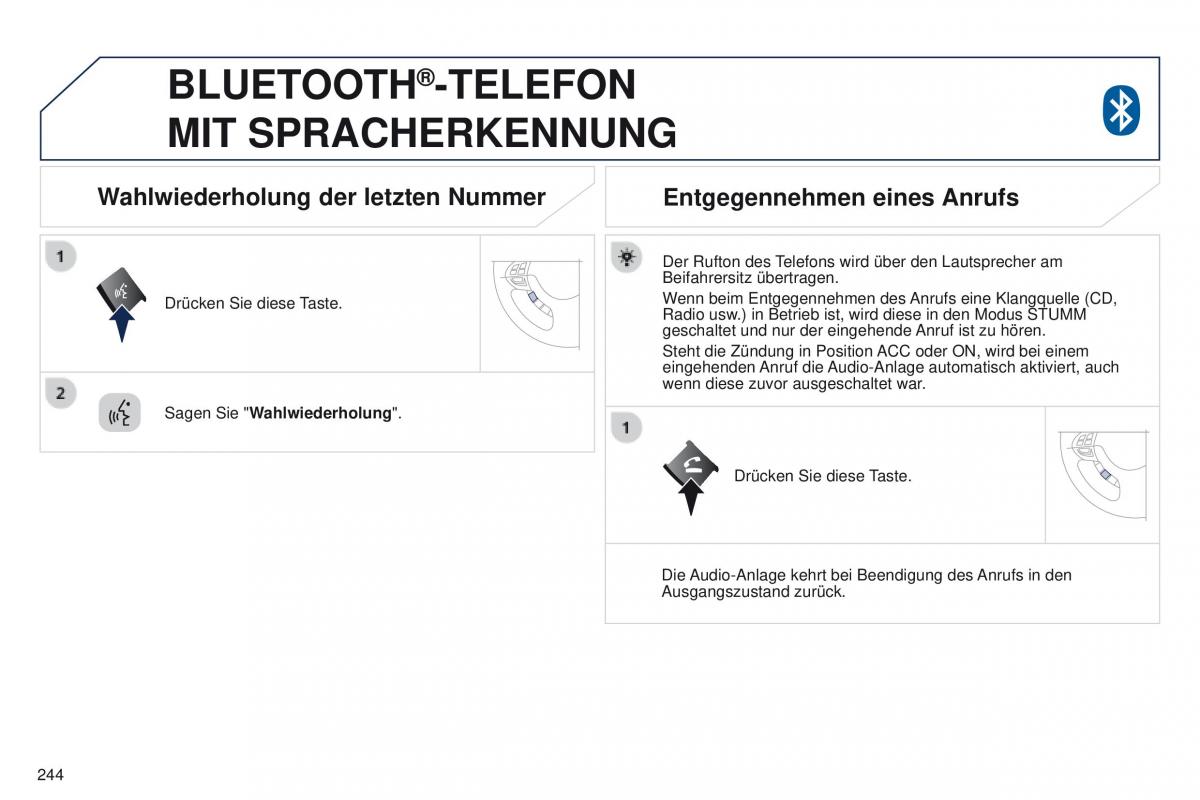 Peugeot 4008 Handbuch / page 246