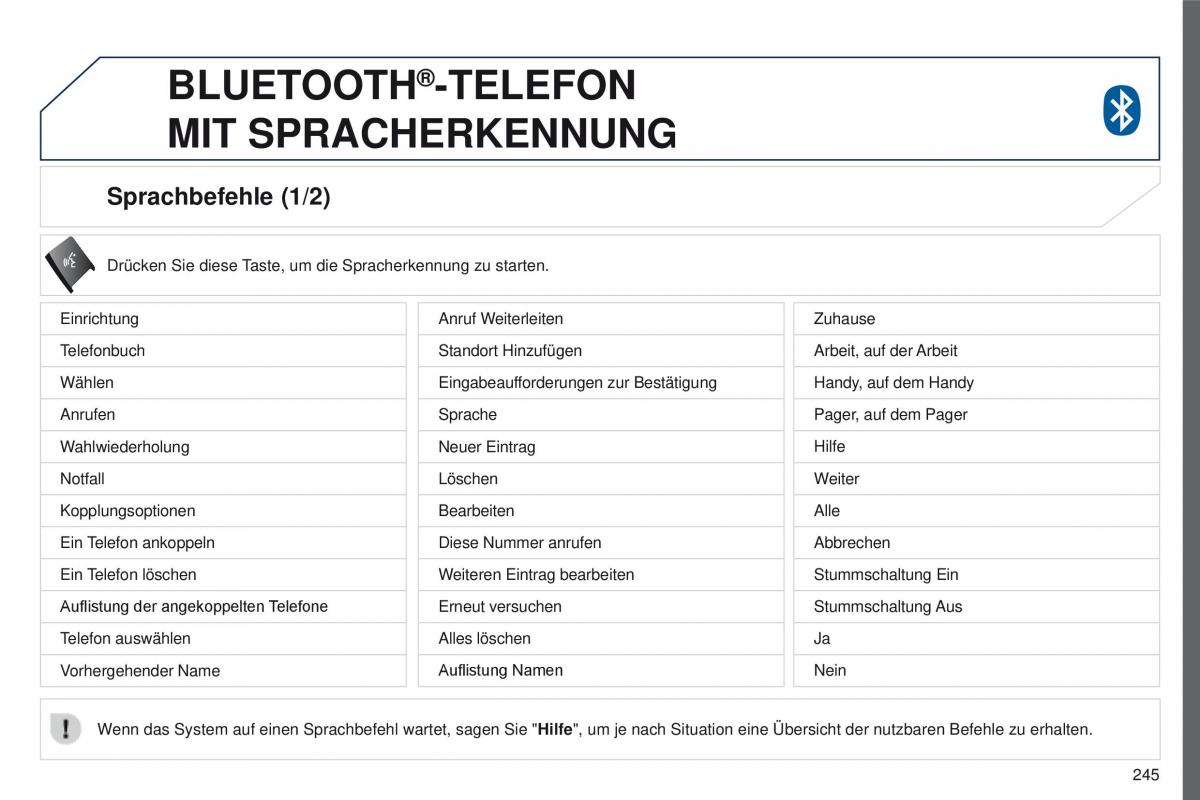 Peugeot 4008 Handbuch / page 247