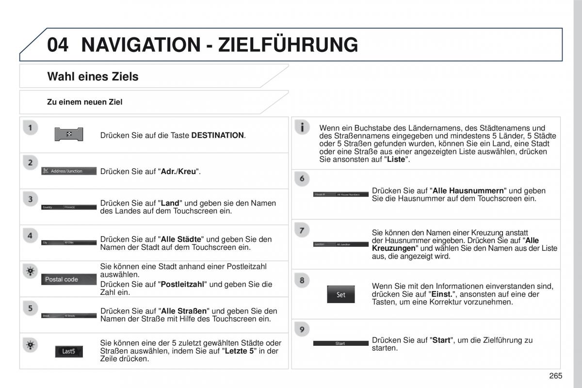 Peugeot 4008 Handbuch / page 267