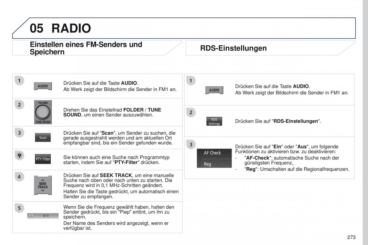 Peugeot 4008 Handbuch / page 275