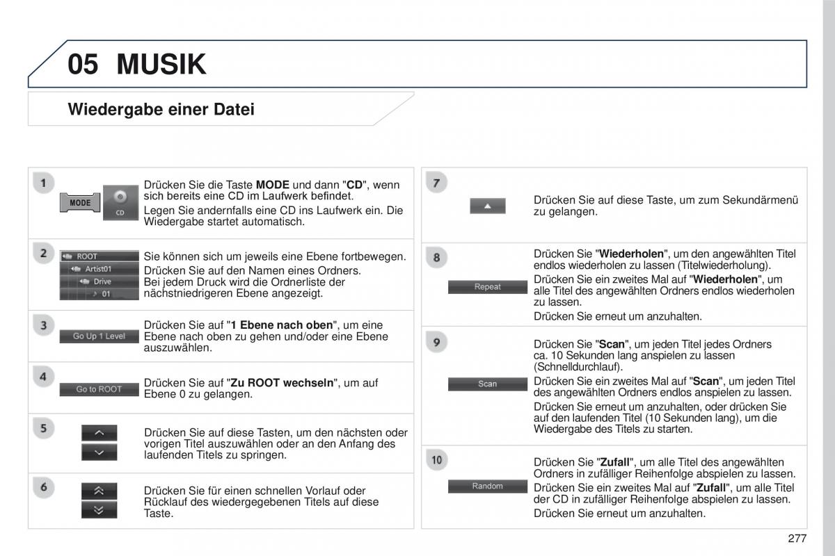 Peugeot 4008 Handbuch / page 279