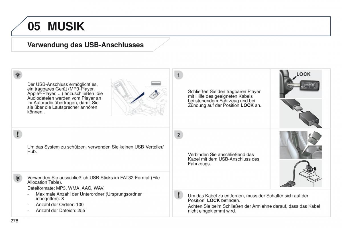 Peugeot 4008 Handbuch / page 280