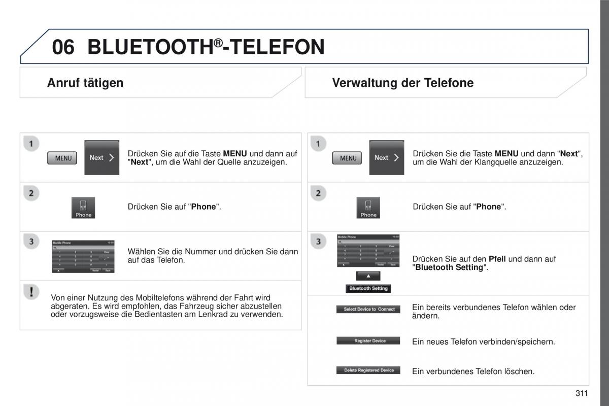 Peugeot 4008 Handbuch / page 313