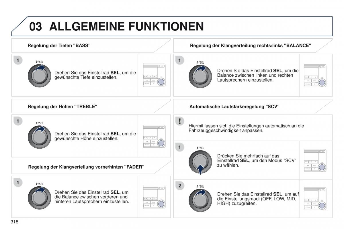 Peugeot 4008 Handbuch / page 320