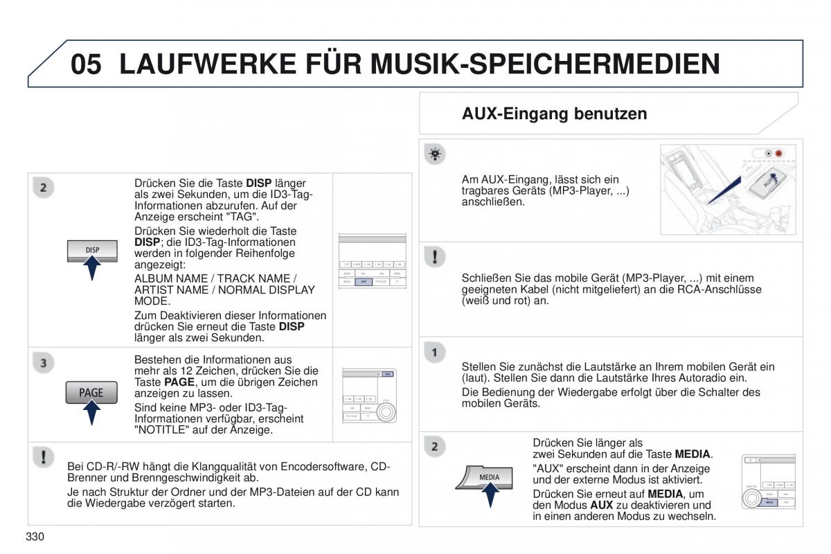 Peugeot 4008 Handbuch / page 332