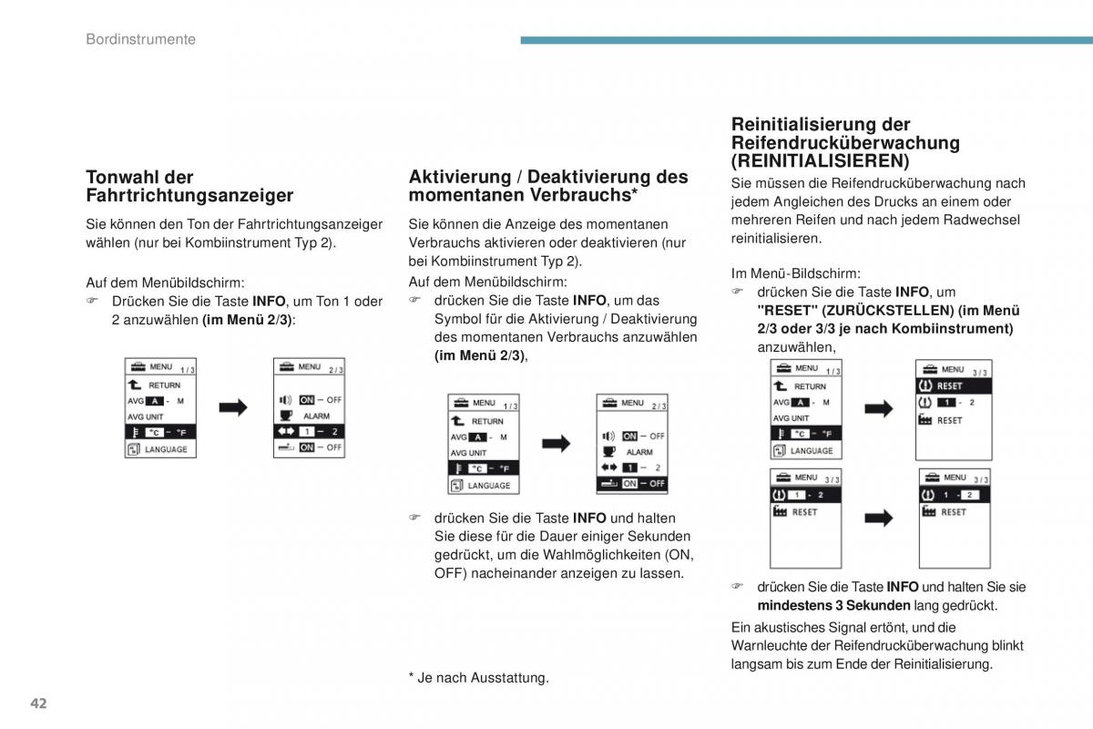 Peugeot 4008 Handbuch / page 44