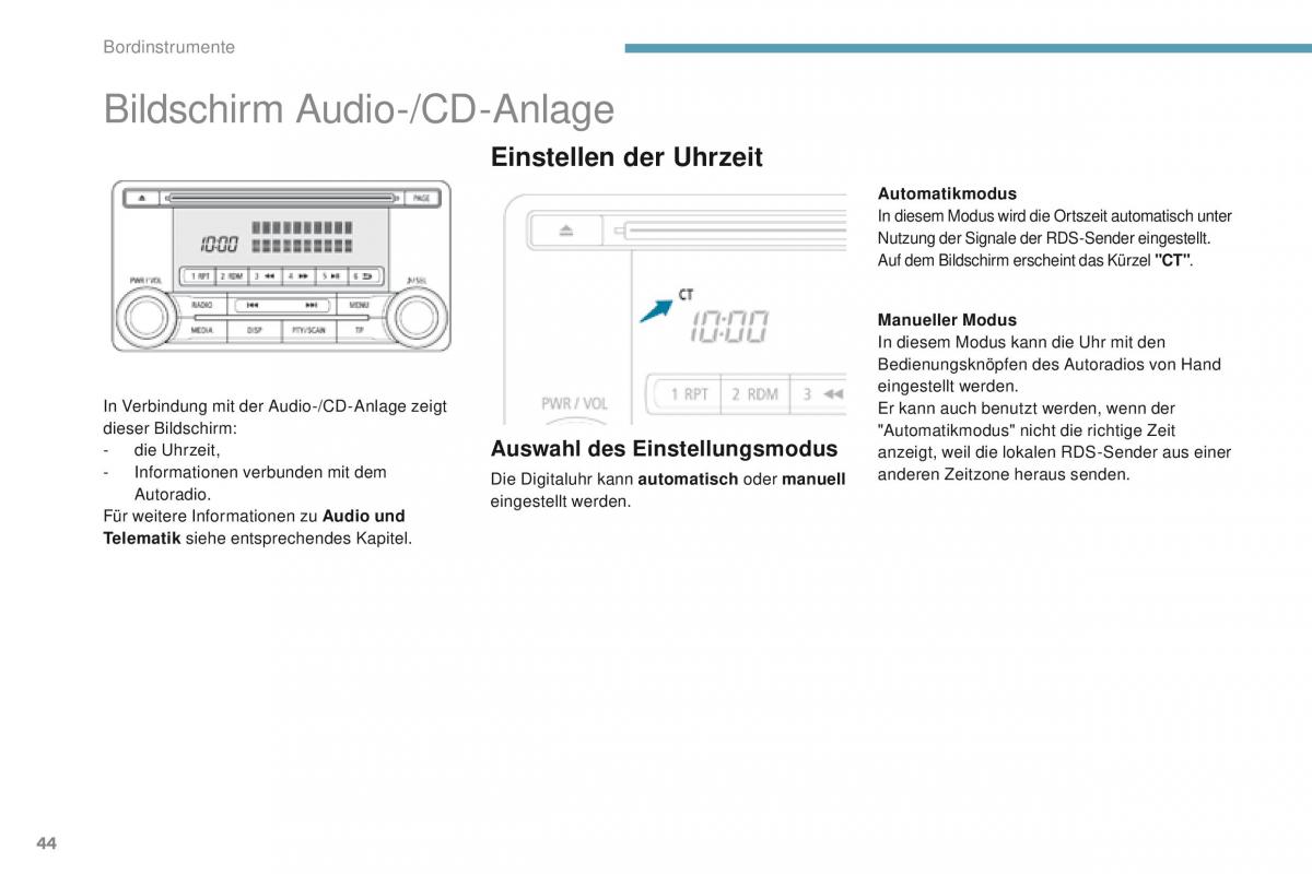 Peugeot 4008 Handbuch / page 46