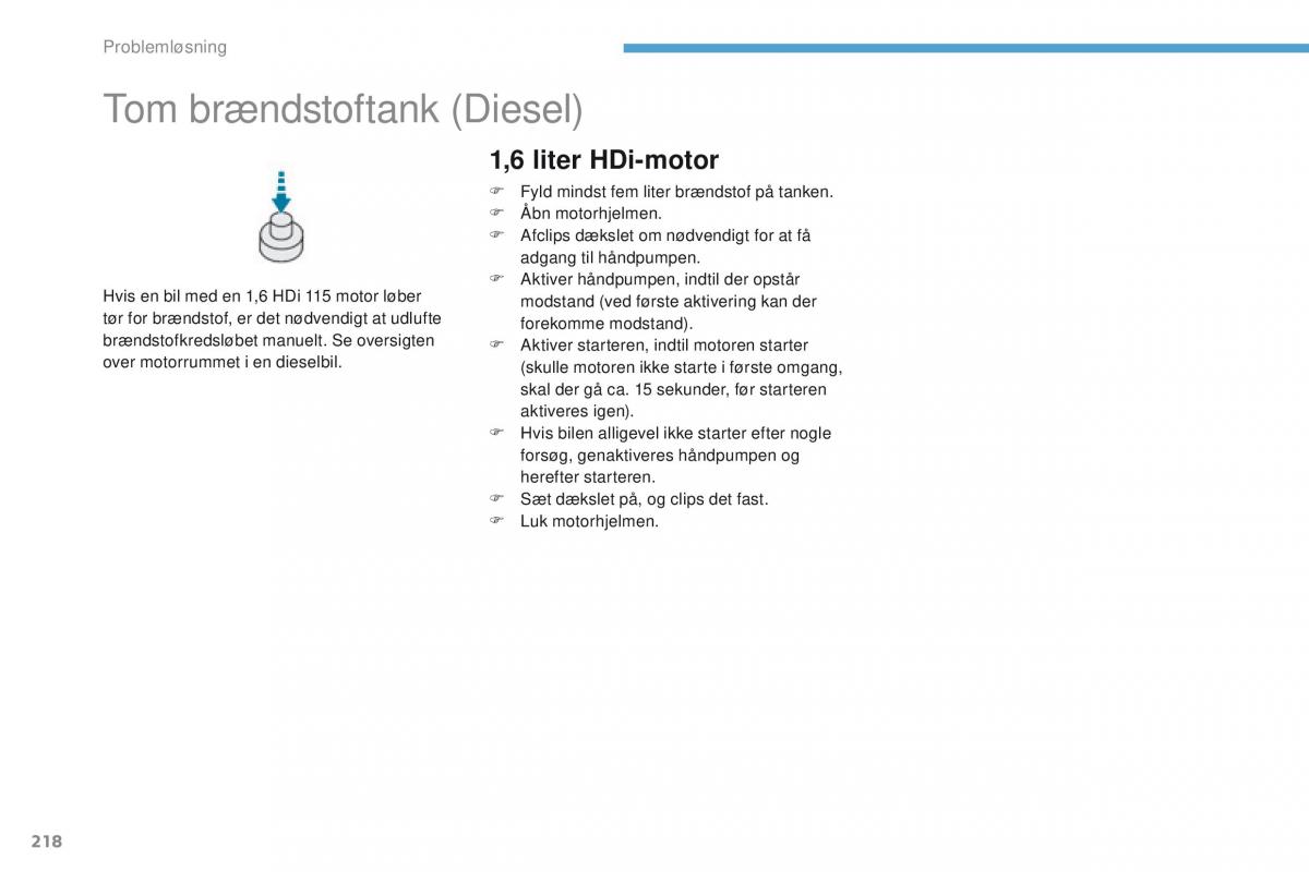 Peugeot 4008 Bilens instruktionsbog / page 220