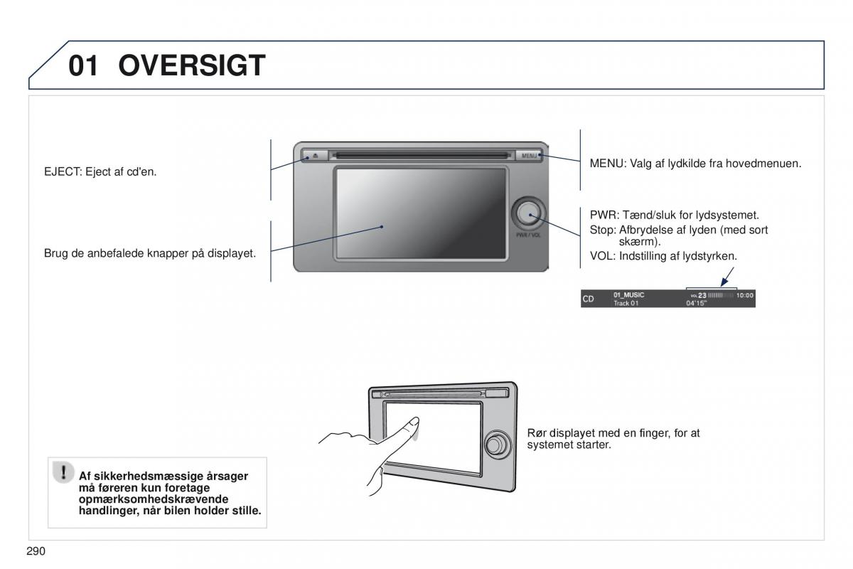 Peugeot 4008 Bilens instruktionsbog / page 292