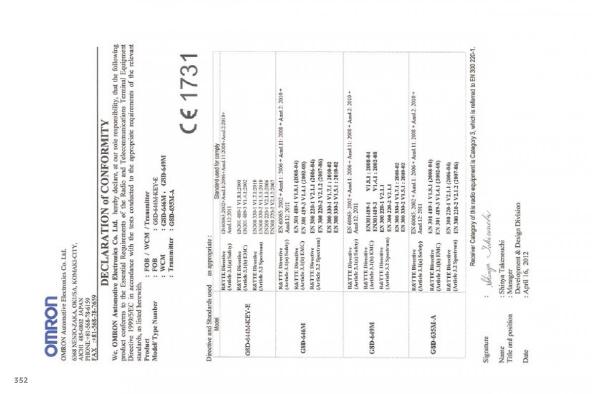 Peugeot 4008 Bilens instruktionsbog / page 354