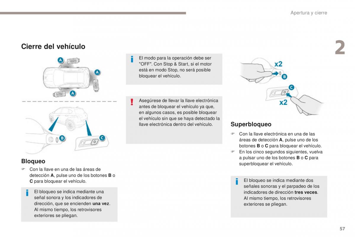 Peugeot 4008 manual del propietario / page 59
