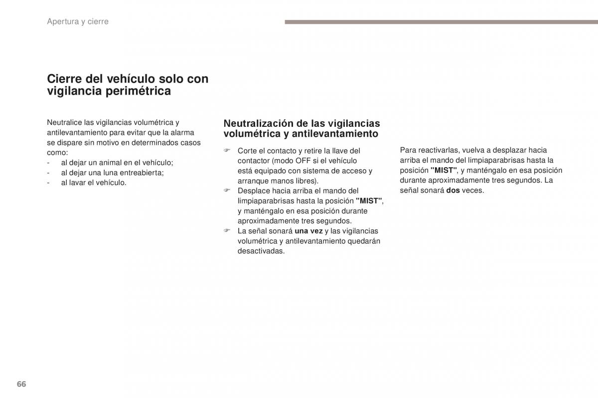 Peugeot 4008 manual del propietario / page 68