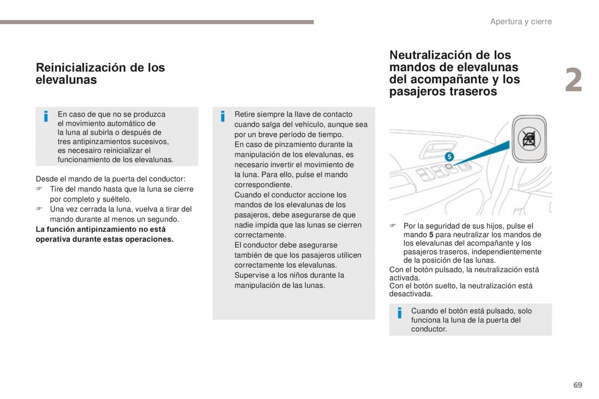 Peugeot 4008 manual del propietario / page 71