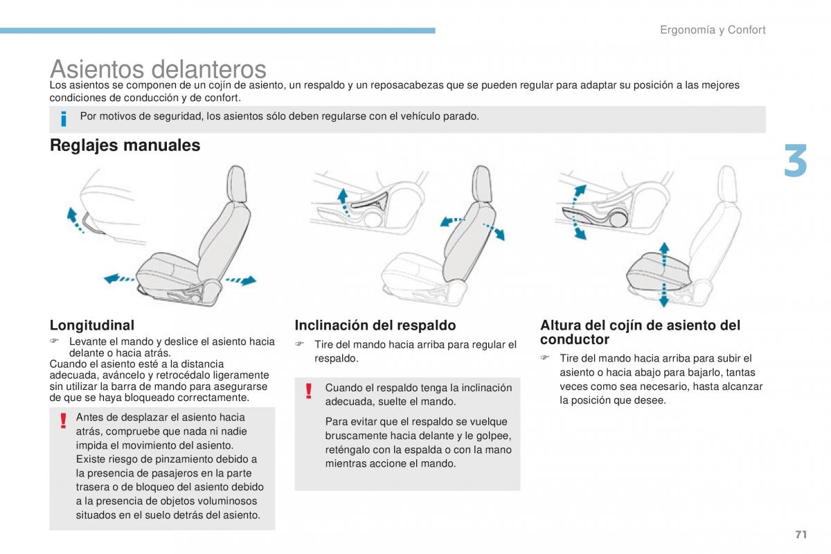 Peugeot 4008 manual del propietario / page 73