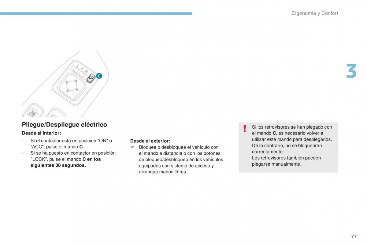 Peugeot 4008 manual del propietario / page 79