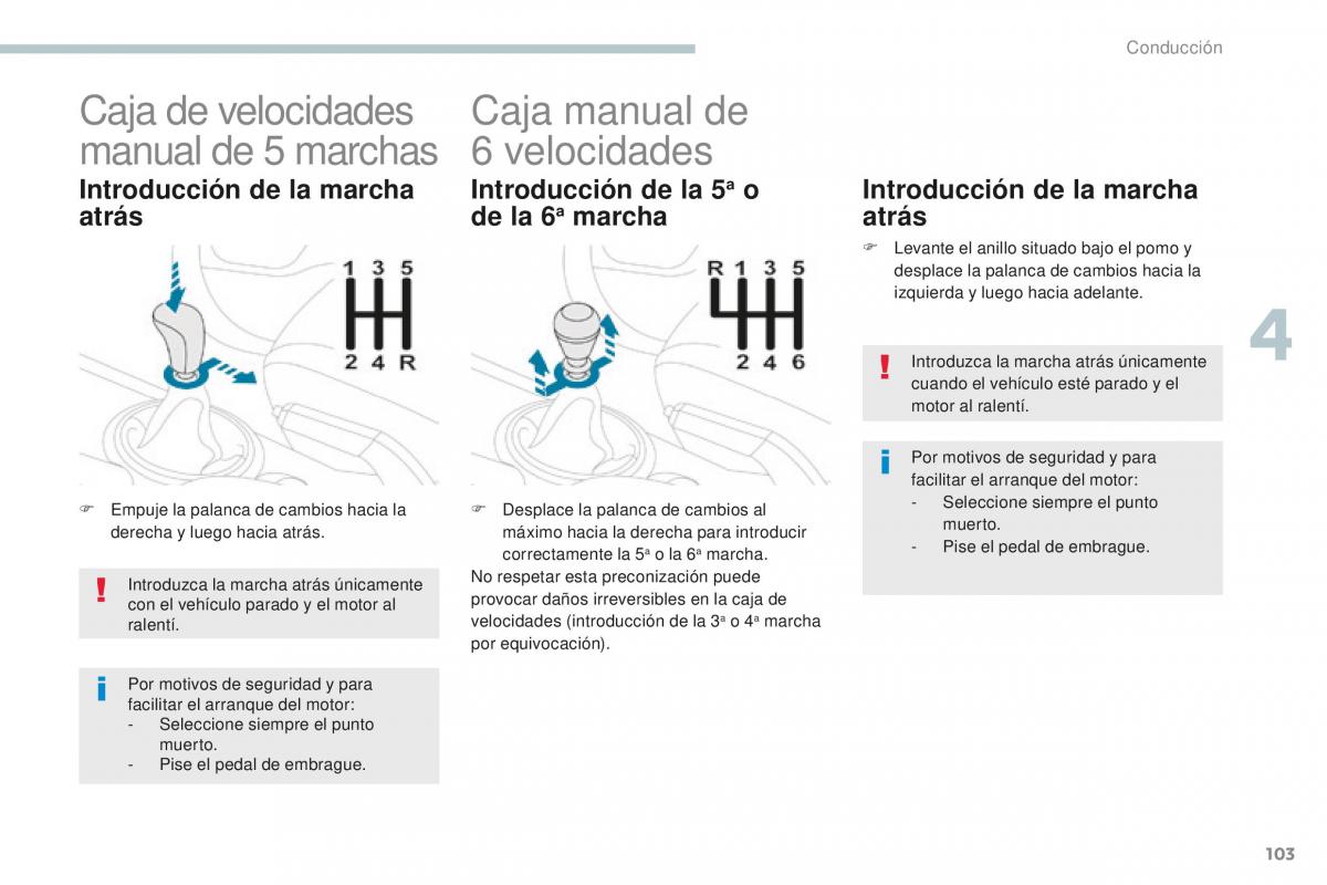 Peugeot 4008 manual del propietario / page 105