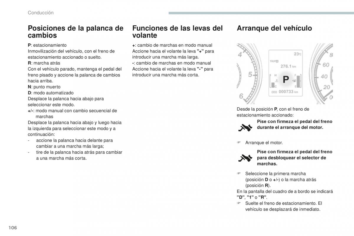 Peugeot 4008 manual del propietario / page 108