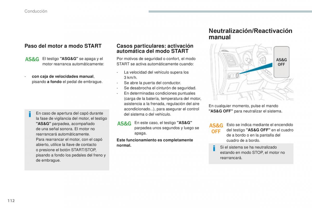 Peugeot 4008 manual del propietario / page 114