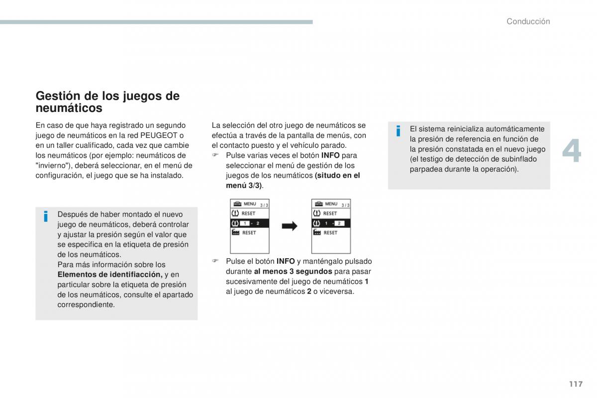 Peugeot 4008 manual del propietario / page 119