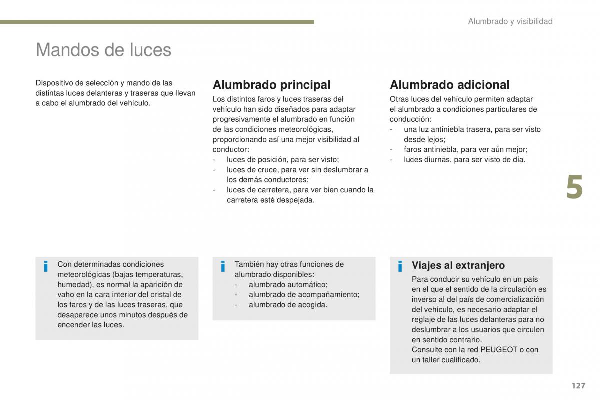 Peugeot 4008 manual del propietario / page 129