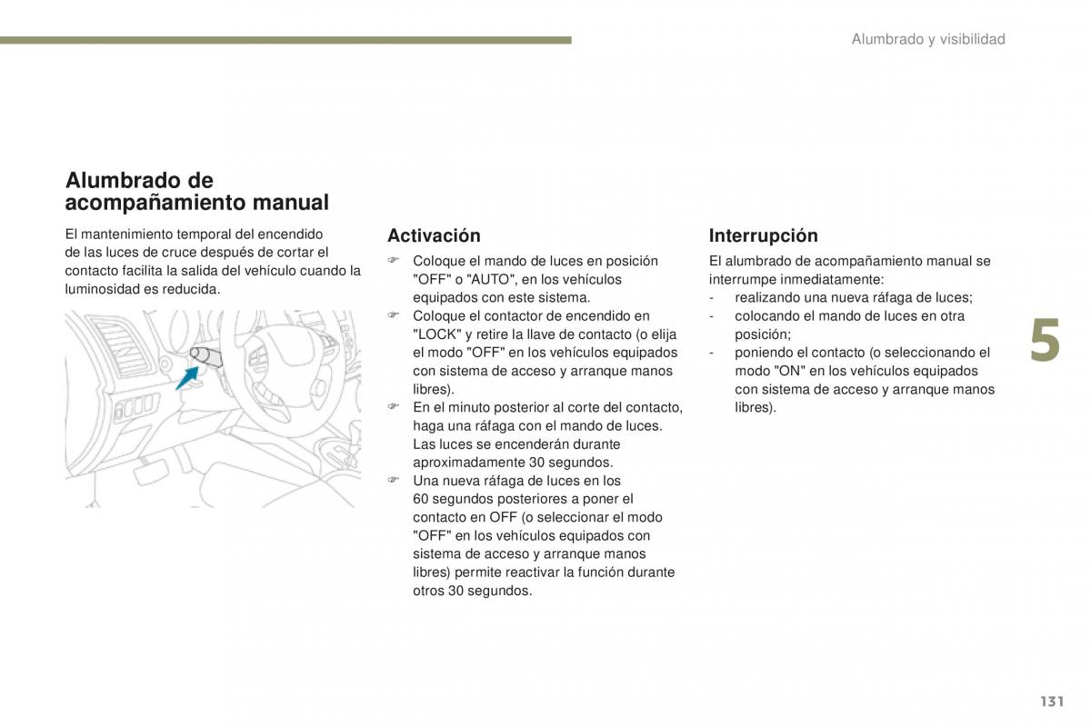 Peugeot 4008 manual del propietario / page 133