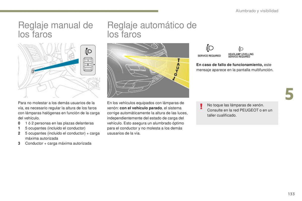 Peugeot 4008 manual del propietario / page 135