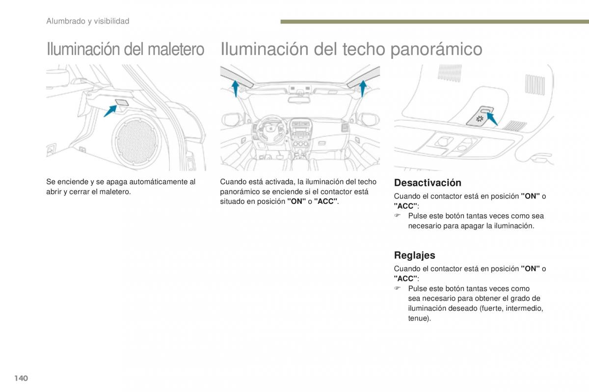 Peugeot 4008 manual del propietario / page 142