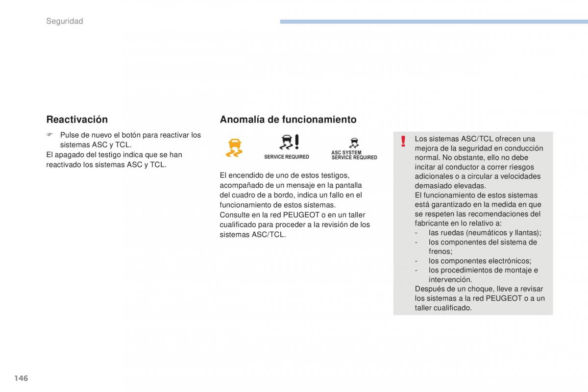 Peugeot 4008 manual del propietario / page 148