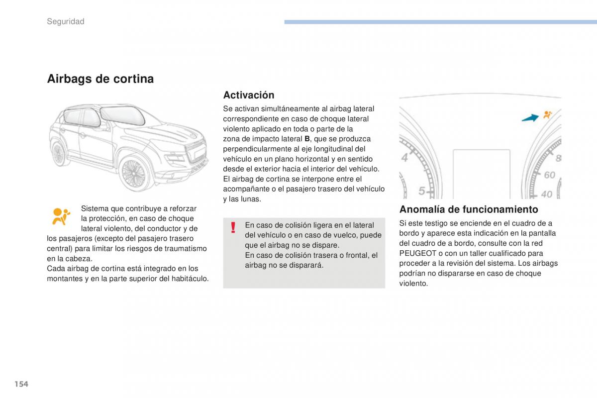 Peugeot 4008 manual del propietario / page 156