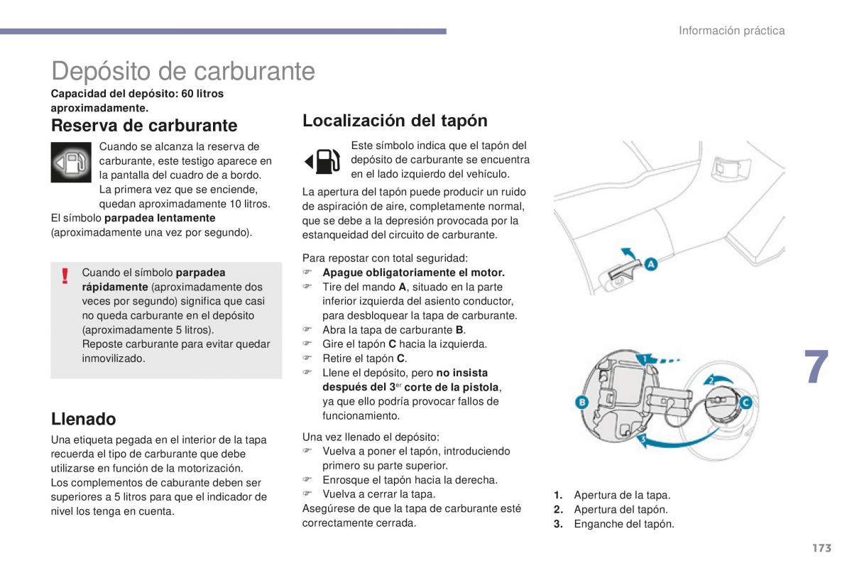 Peugeot 4008 manual del propietario / page 175