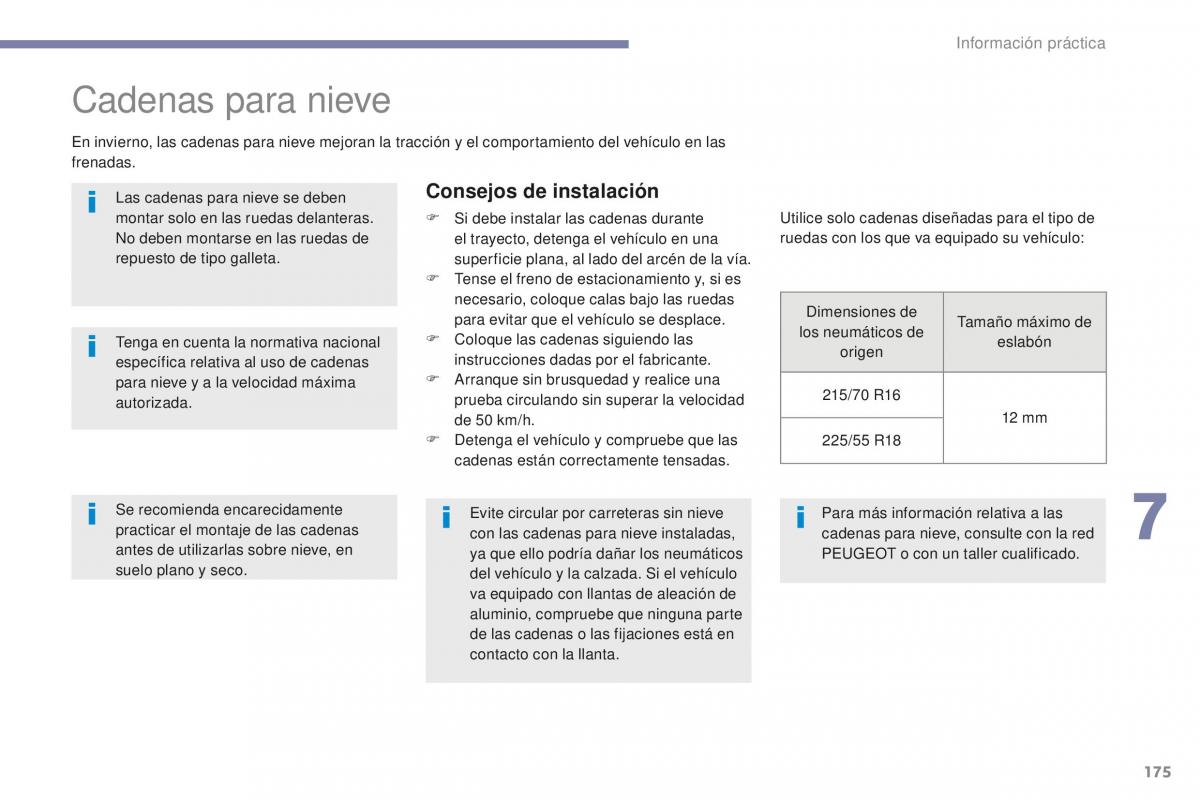 Peugeot 4008 manual del propietario / page 177